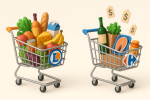 Leclerc vs Carrefour prix août 2025
